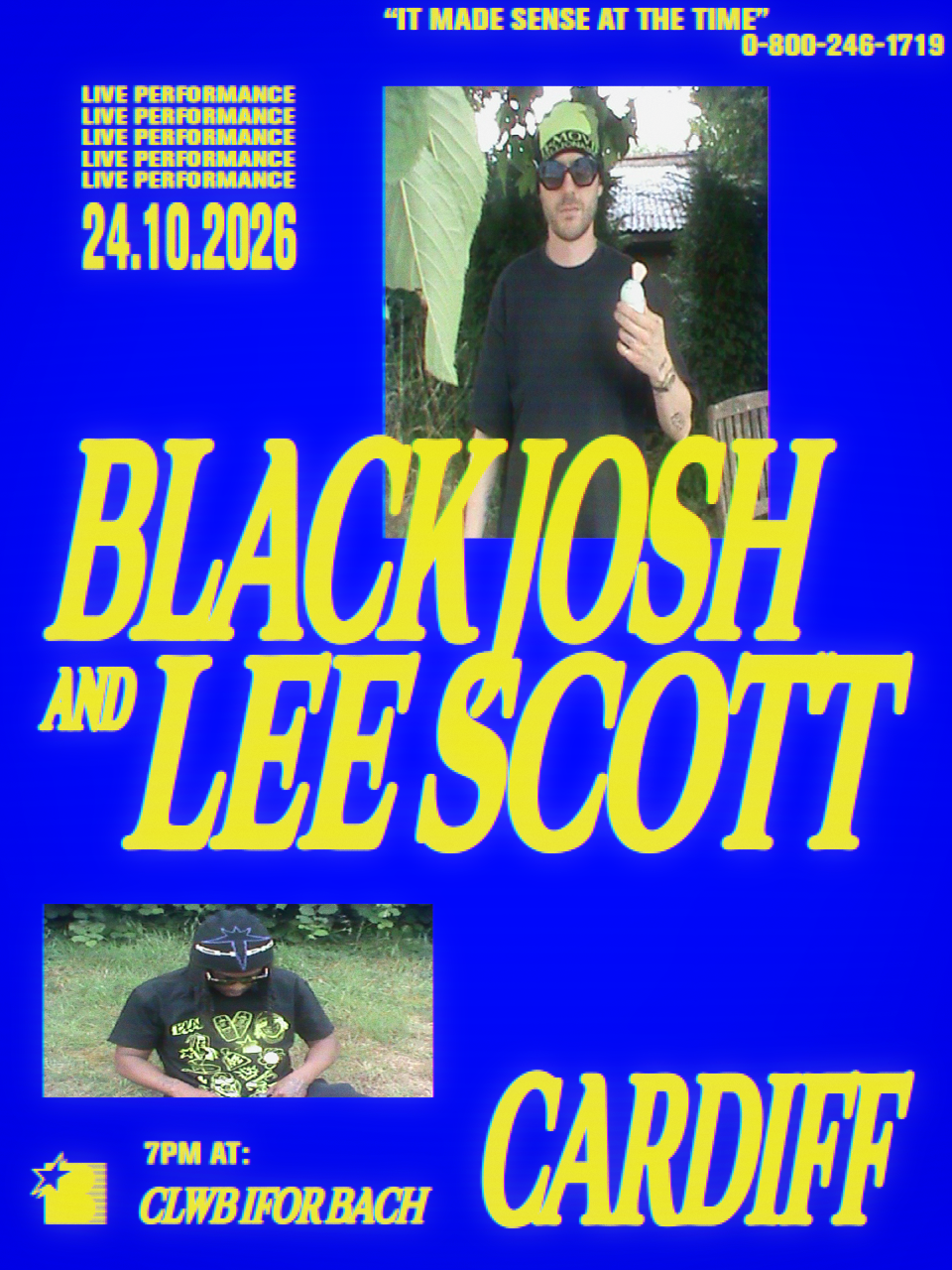 Black Josh & Lee Scott — Clwb Ifor Bach, Cardiff 24.10.2026